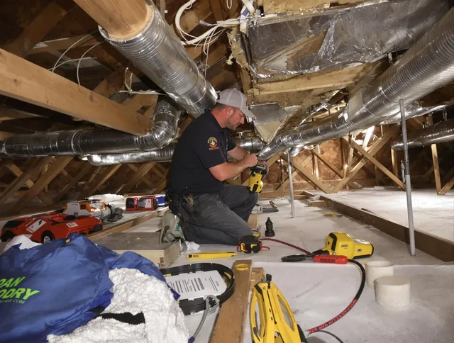 Professional air duct repair by Winchester Air Duct Cleaning in Winchester