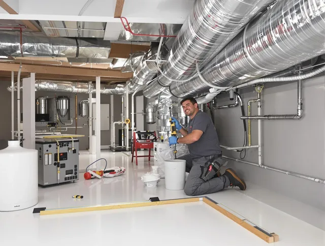 Professional duct sealing service by Winchester Air Duct Cleaning in Winchester