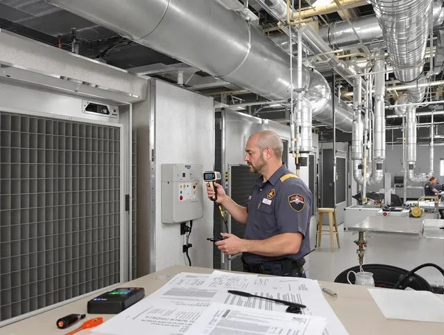 Professional filter system inspection by Winchester Air Duct Cleaning in Winchester