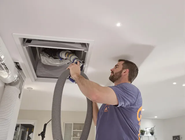 Precision indoor duct cleaning by Winchester Air Duct Cleaning in Winchester